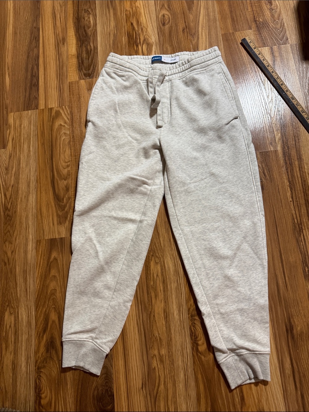 Old Navy Men’s Rotation Joggers Oatmeal Heather Small